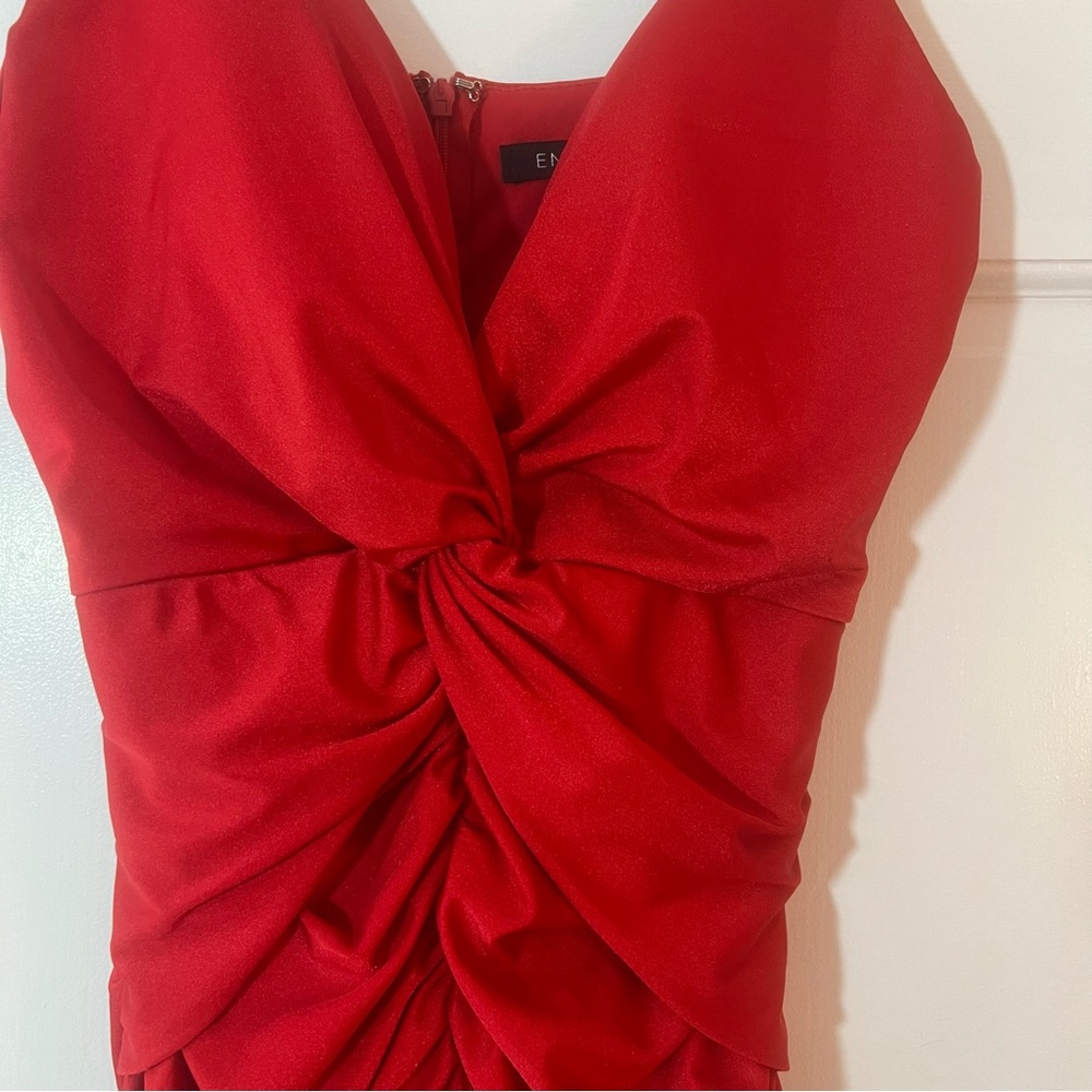 Entry Red Mini Dress - Picture 4 of 12